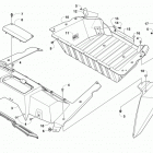 WILDCAT 4X Cargo box and taillight assembly