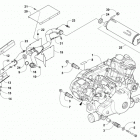PROWLER 1000 XT RED Двигатель и глушитель