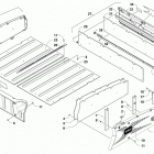 UTV500 Cargo box and tailgate assembly