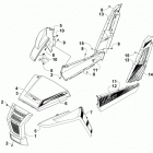 WILDCAT TRAIL XT RED Front and side panel assemblies