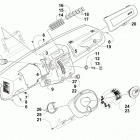 PROWLER 500 HDX XT RED Dash assembly
