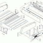 UTV700 Cargo box and tailgate assembly