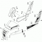 WILDCAT TRAIL LIMITED RED Front and side panel assemblies