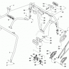 PROWLER 550 XT BLACK Rops and taillight assembly