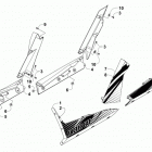 WILDCAT 4X BLUE Side panel assembly