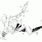 WILDCAT X LTD WHITE Front and side panel assemblies