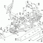 PROWLER 700 HDX RED Рама ,баипера и защита