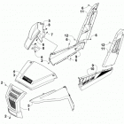 WILDCAT SPORT LIME GREEN Front and side panel assemblies