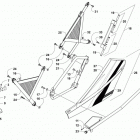 WILDCAT 4X BLUE Rear door assembly