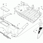 WILDCAT 4X LTD WHITE Cargo box and taillight assembly