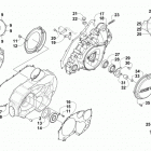 PROWLER 700 XTX BLUE Clutch  /  v-belt  /  magneto cover assembly