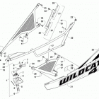 WILDCAT 4X BLUE Front door assembly