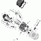 Maverick 01- cylinder head, front - 1000r