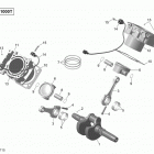 Maverick 01- crankshaft, piston and cylinder - turbo