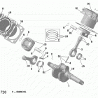 Defender MAX 01- crankshaft, piston and cylinder - hd8