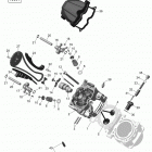 Maverick 01- cylinder head, front - turbo