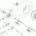 Commander - Commander Max 08- drive system, rear - all models