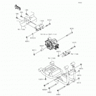 Mule 4010 4x4 SE (KAF620-THF) Крепление двигателя