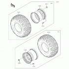 Mule 4010 Trans4x4 (KAF620-RHF) Wheels  /  tires