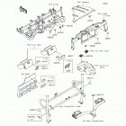 Mule 4010 4x4 SE (KAF620-THF) Лейбл предостережения