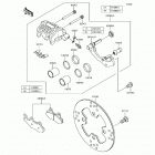 Teryx4 LE (KRT800-GHF) Передний тормоз