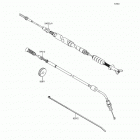 Teryx (KRF800-FHF) Тросы управления