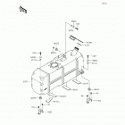 Mule 4010 4x4 SE (KAF620-THF) Топливный бак