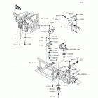 MULE PRO-DX EPS LE (KAF1000-FHF) Крепление двигателя