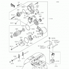 Mule 4010 4x4 (KAF620-MHF) Стартер