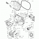 MULE PRO-DX EPS (KAF1000-EHF) Крышка вариатора