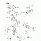Mule SX 4X4 (KAF400-HHF) Air cleaner(us)