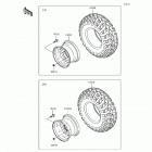 Mule SX 4X4 XC (KAF400-KHF) Wheels  /  tires