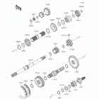 Mule 4010 Trans4x4 Camo (KAF620-SHF) Трансмиссия