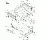 Mule SX 4X4 SE (KAF400-NHF) Багажник-кузов
