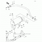 Mule SX 4X4 XC (KAF400-KHF) Глушитель