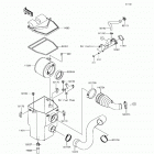 Mule SX (KAF400-JHF) Воздухозаборник