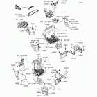 Teryx Camo (KRF800-HHF) Детали рамы (фронт)