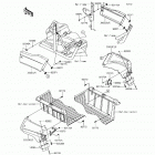 Teryx (KRF800-FHF) Заднее крыло