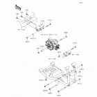 Mule 4010 Trans4x4 Camo (KAF620-SHF) Крепление двигателя