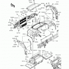 Mule PRO-FX (KAF820-EHF) Крыло переднее