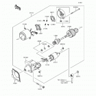Mule SX 4X4 (KAF400-HHF) Стартер