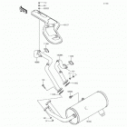 Mule 4000 (KAF620-PHF) Глушитель