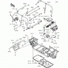 Mule PRO-FXT Ranch Edition (KAF820-JHF) Guards  /  cab frame