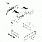 Mule 4010 Trans4x4 SE (KAF620-VHF) Наклейки