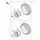 Mule SX 4X4 XC SE (KAF400-MHF) Wheels  /  tires