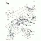 Mule SX (KAF400-JHF) Детали рамы (зад.)