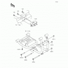 Mule 4000 (KAF620-PHF) Крепление двигателя