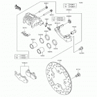 Teryx (KRF800-FHF) Передний тормоз