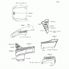 Teryx LE (KRF800-GHF) Decals(green)(ghf)