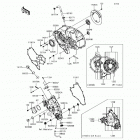 Teryx (KRF800-FHF) Крышки двигателя